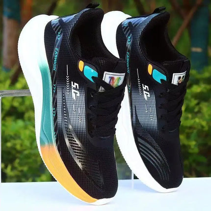 Sports shoes men's 2025 new ultra light and breathable spring/summer Korean version student casual running shoes men's shoes