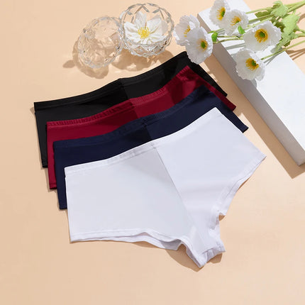 TrowBridge Women's Panties High Waist Seamless Boxers Breathable Lingerie Comfortable Boyshorts Underwear Sports Underpants Slae