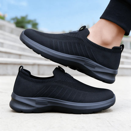 Autumn Men Slip On Walking Shoes Fashion Casual Sneakers Outdoor Breathable Athletic Footwear Lightweight Zapatillas De Hombre