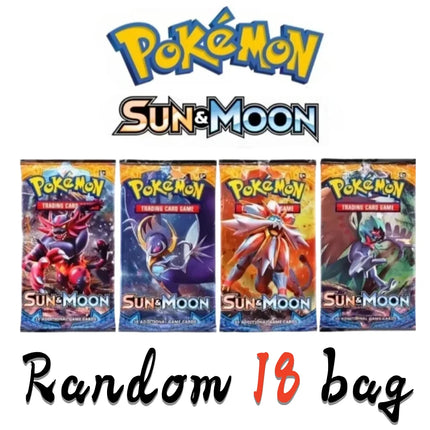 Random 18 bag Pokemon TCG Booster Pack Mega Evolution Ascended Heroes English Version Cards Per Pack Rare Trading Cards