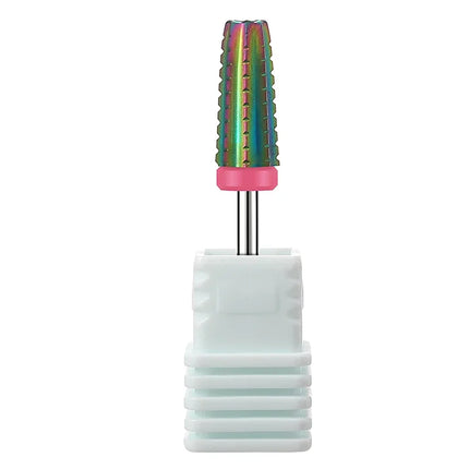 37 Styles Carbide Nail Drill Bits 5 in 1 Ceramic Tungsten Nail Drill Bit Milling Cutter For Manicure Pedicure Nail Files Buffer