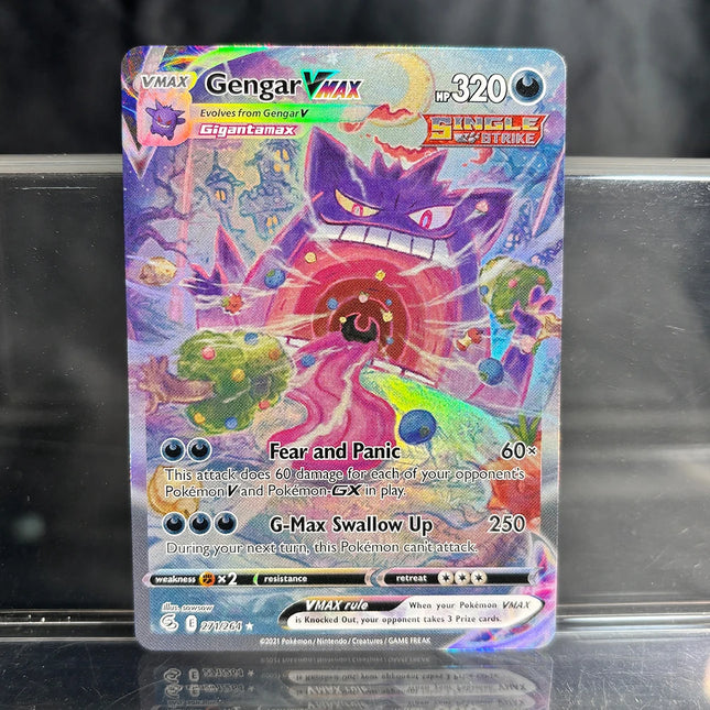 Holografische Spielesammelkarten PTCG Proxy Karten Glurak Pikachu Mew EX Einzel PKM Holo Karten Gengar VMAX Skyridge (SK)