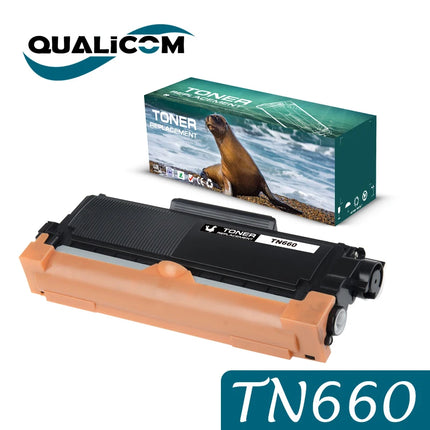 Qualicom Compatible Toner Cartridge Replacement for Brother TN-660 TN660 TN2320 to Use with HL-L2300D DCP-L2500D MFC-L2700DW