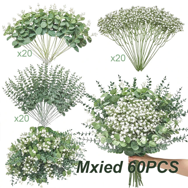 Eucalyptus Leaves - artificial flowers for wedding greenery (photo 7 of 10)
