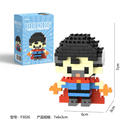 Marvel Spider Man Building Block Deadpool&Venom Iron Man figure Marvel Legends Cartoon Character Model Toys for Children Gifts