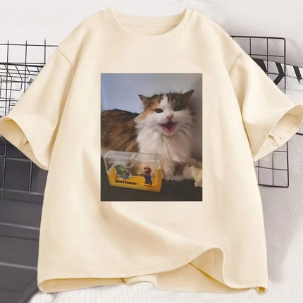 Forsaken Skin 007n7 Love Cat T Shirt Men Women Game Cosplay Tshirt Funny Graphic Tees Cotton Short Sleeve Round Neck T-shirt