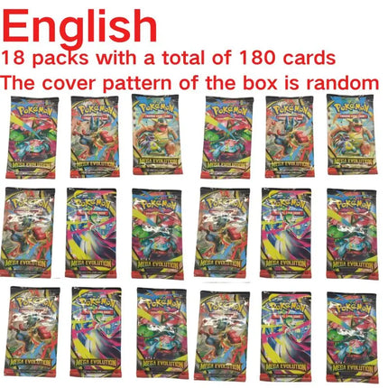 10/30/60/360PCS English Pokémon TCG: Mega Evolution Perfect order Phantasmal Flames Ascended Heroes Booster Box Pokemon card