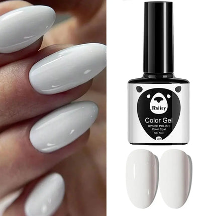 10ml White Bubble Ocean Wave Gel Nail Polish White Blooming Wave Nail Gel Stroke White Watercolor Liquid Nail Gel Polish DIY D#7