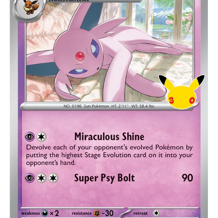 Diy Pokemon Ptcg  Pikachu Charizard ZekromL Umbreon Espeon 30th Print Card Classic Game Anime Collection