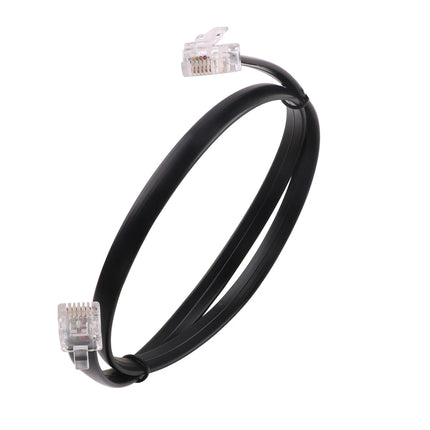 RJ11 RJ12 6P6C Reverse Rollover  Male Modular Data Cable Compatible with Ioptron iEQ30 Autoguiding  ST-4 ST4 Auto Guide Camera