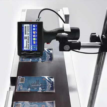 Phezer 12.7/25.4mm Handheld Inkjet Printer QR Code Barcode Batch Code Date Number Logo Expiry Portable Label Printer