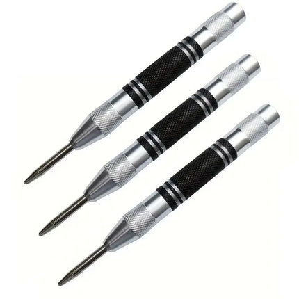 Auto Center Puncher Hole Marker Wood Metal Steel Spring Load Kerner Drill Locator Heavy Duty Punch Carpentry - product image