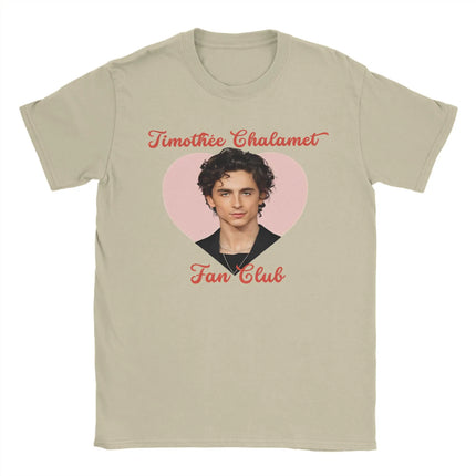 Harajuku T Shirt Beach Timothee Chalamet American Actor Hip Hop T Shirts Pure Cotton Tee Shirt for Men Y2K Short Sleeve Clothes