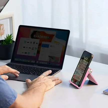 Multi-Angle Adjustable Phone Stand, Foldable Desktop Phone Holder, Universal Cell Phone Stand for IPhone, Samsung, Tablet