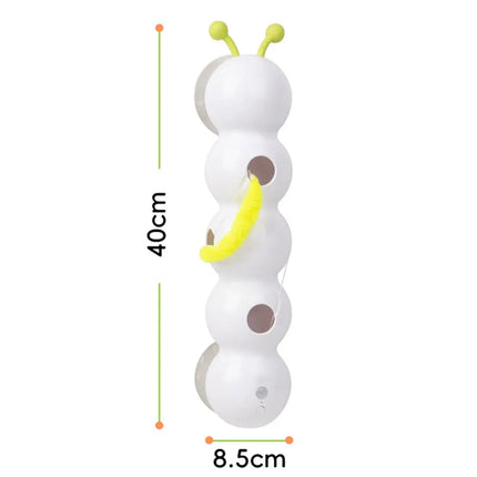 Intelligent Sensor Interactive Cat Toy Motion Activated Caterpillar Automatic Emerging from The Hole Teasing Cat Toy for Kitten