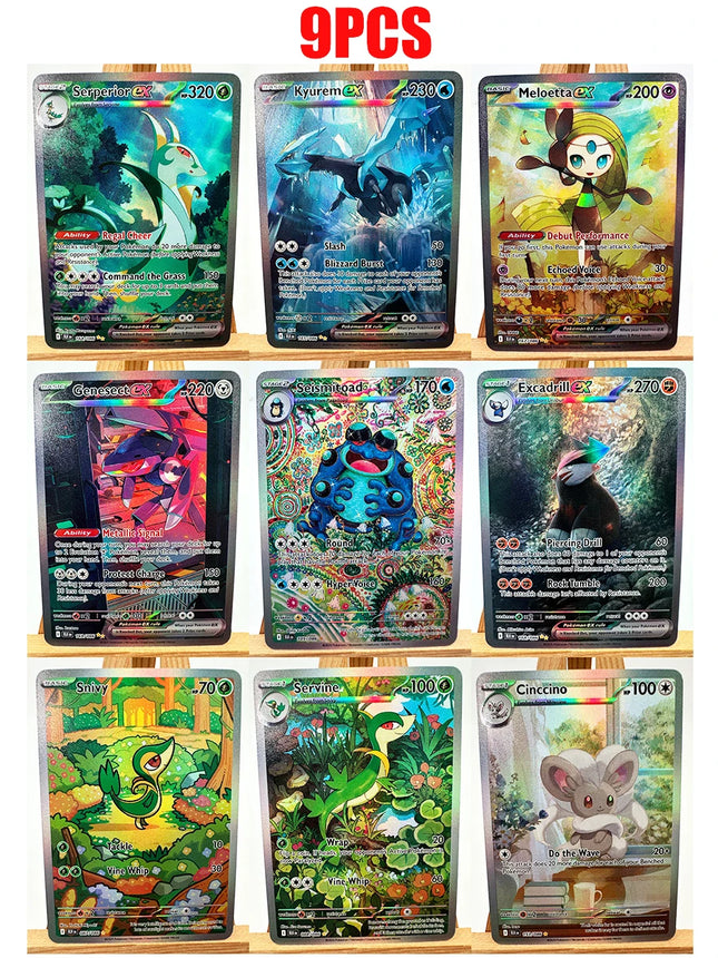 PTCG WHT BLK Victini Zekrom Reshiram Hida English Toys Hobbies Hobby Collectibles Game Collection Anime Cards