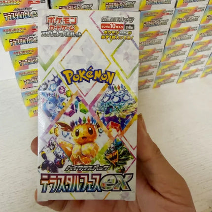 Genuine Poket Monster Trading Card Game Sv8a Terastal Festival Ex Japanese Version Sealed Collectible Card Trend Birthday Gifts