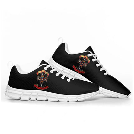 Guns N Roses Heavy Metal Rock Band Sports Shoes Mens Womens Teenager Breathable Sneakers Custom High Quality Couple Shoes