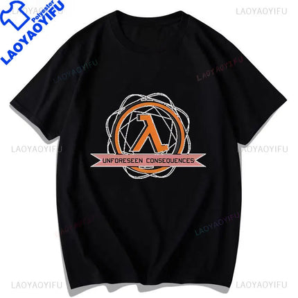 New Style Cry of Fear Half Life 2 Combine Grunge Logo Men's Unisex T-Shirt Casual Funny Gaming Clothes Polyester Printed Tees