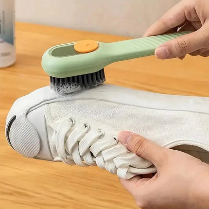 Multi-surface Liquid Shoe Brush - Soft Bristles & Ergonomic Handle For Bathroom, Kitchen & Laundry Cleaning - product image f