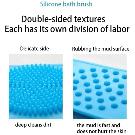 Body Sponge Silicone Back Brushes Bath Towels Scrubber Rubbing Back Peeling Massage Shower Belt Extended Skin - product image