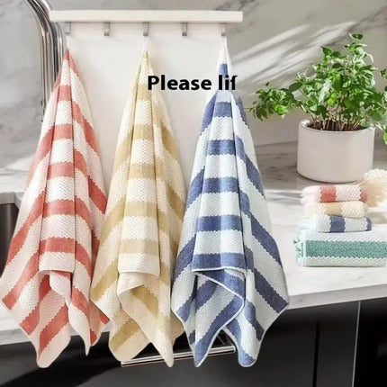 Coral Fleece Towels Thick Bath Towel Strong Water Absorption And Quick Drying Non Shedding Durable Suitable For Families Beaches
