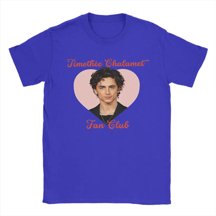 Harajuku T Shirt Beach Timothee Chalamet American Actor Hip Hop T Shirts Pure Cotton Tee Shirt for Men Y2K Short Sleeve Clothes
