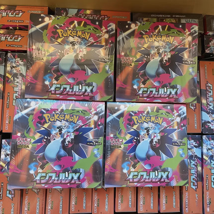 In Stock Pokemon Card Game Japanese M2 Mega Inferno X Booster Box Mega Charizard X Factory Sealed PTCG Collectible Cards Toy