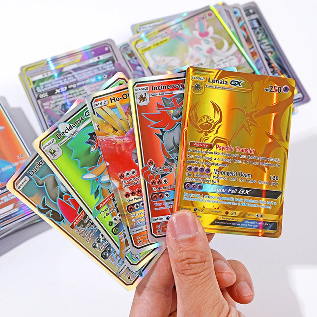 20 Stück Englische Pokémon Karten GX Tag Team Vmax EX Mega Glänzende Spiel Kampf Sammelkarten Spielzeug Kinder Geschenke