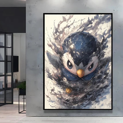 Stylish Pokemon Umbreon Decorative High Quality Canvas Painting Available in Multiple Sizes Suitable for Different Home Spaces