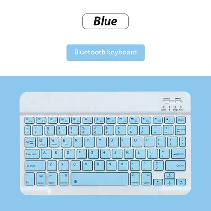 Bluetooth Wireless Keyboard With Mouse Portable Mini Rechargeable Keyboard For Ipad Tablet Android Ios Windows - product imag