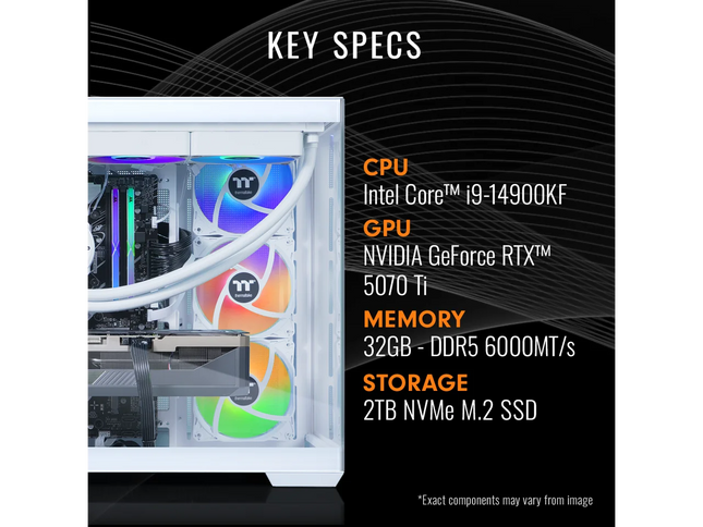 Thermaltake Gaming Desktop Pc Ne I1470Ts-V380S Intel Core I9-14900Kf 32Gb Ddr5 2Tb Ssd Geforce Rtx 5070 - product image 2