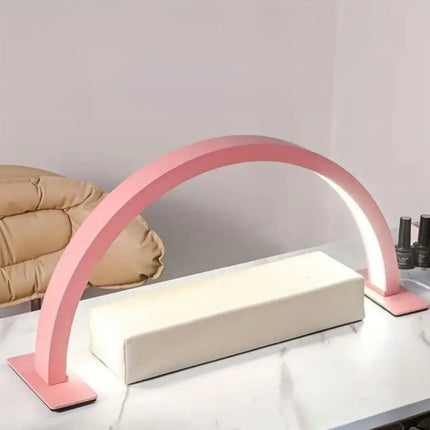 Half Moon Nail Lamp 3 Color Temperature Dimmable LED Arc Desk Light No Glare Eye-Care Beauty Lamp For Nail Art Eyelash Extension