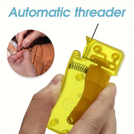 Automatic Needle Threader, Diy Hand Sewing Needle Threader, Home Crafts And Sewing Supplies - product image from BSM MART