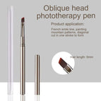 Slanted head pen