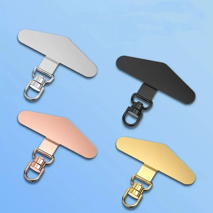 360° Rotation Metal Steel Phone Tether Tab Cell Phone Lanyard Patch Gasket Universal Cellphone Lanyard Safety Connecter Piece