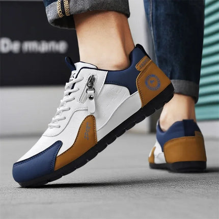 Men's PU Leather Casual Sneakers - image 2