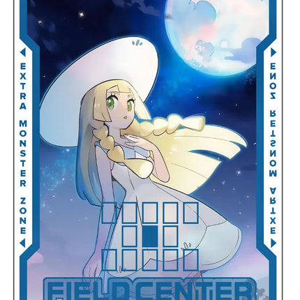 Pokemon Anime Game Card Field Center Cards Tcg Ip Masquerena Cynthia Lillie Reshiram Zekrom Kyurem Acrylic Card Partition Gift