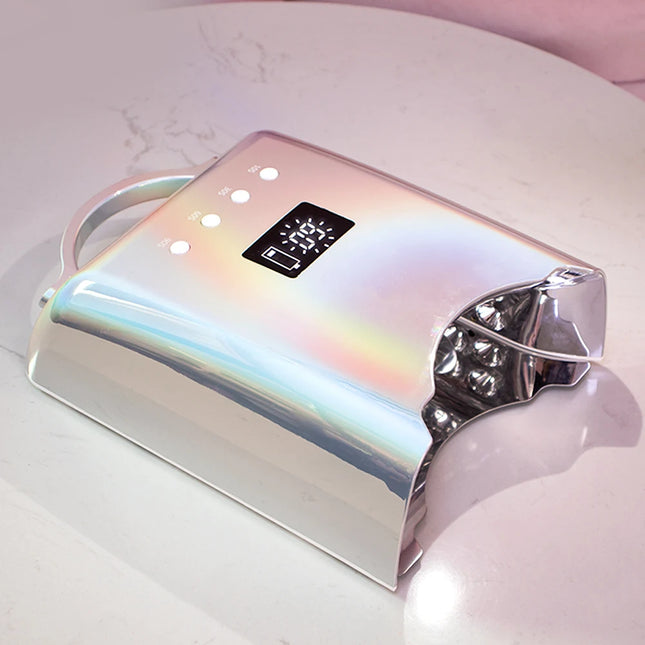 Nuevo Producto 2025 Suministro de Uñas Amor Esta Máquina de Secado de Uñas Inalámbrica con Brillo de Diamante Portátil 78W Diodo Emisor de Luz Ultravioleta Lámpara de Uñas
