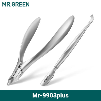 MR.GREEN Cuticle Nippers for Nail Care Professional Stainless Steel Nail Tools
