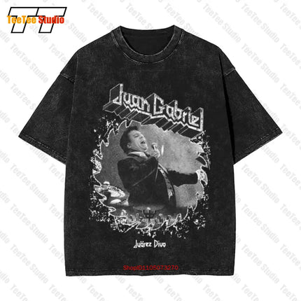 Juan Gabriel Divo De Juarez Judas Priest Metal Band Vintage Oversized T-Shirt 8NZ0