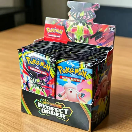 2026 NEW Pokemon Card MEGA EVOLUTION Phantasmal Flames Game Cartoon Booster Battle Transaction Card Collection Card Gift Toy