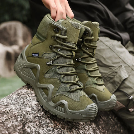 Men's Outdoor Hiking Shoes Hiking Boots Men Tactical Military Boots Denim Safety Work Shoes Outdoor Hiking Boots Training Shoes