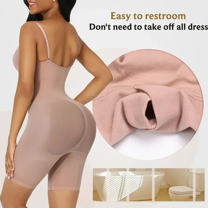 Women's Tummy Control Bodysuit – Seamless Waist Trainer Shapewear, Butt Lifting & Slimming Underwear for Everyday Use
