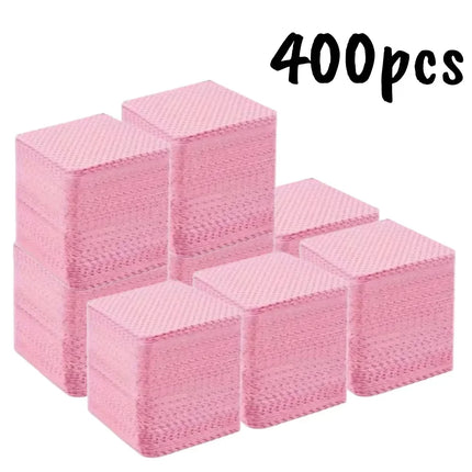 20/600pcs Lint-Free Gel Nail Wipes Aluminum-Free Nail Polish Remover Pads for NaiArt Beauty Nail Cleaning Care