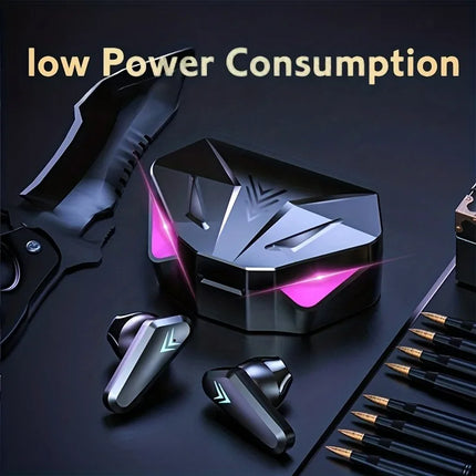 TWS Wireless Bluetooth Headset LED Display Gamer Earbuds with Mic Wireless Headphones Noise Cancelling Bluetooth - product im