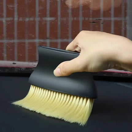 Car Interior Sweeping Dust Soft Brush Car Wash Tool Artifact Car Interior Gap Dust Brush Air Outlet Cleaning Brush - product