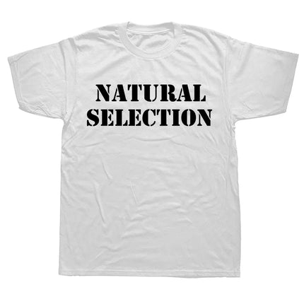 Women's Natural Selection University Economics Text Evolution Theory Pattern T-shirt Casual Streetwear Harajuku Style Trend Y2K