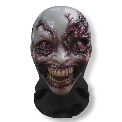 Halloween carnival funny headgear cosplay costume, comical wig mask prank props, party decoration creative headpiece
