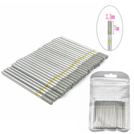 50pcs Diamond Nail Drill Cuticle Clean Bit Set Manicure Electric Cutter Bits Accessories Dead Skin Remove Tool